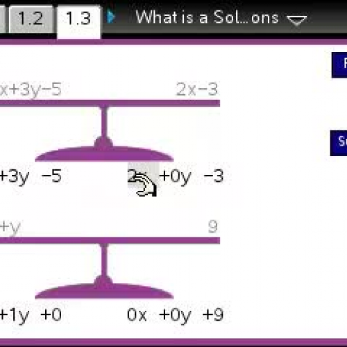 What is a Solution to a System of Equations  [TI Building Concepts Preview Video]