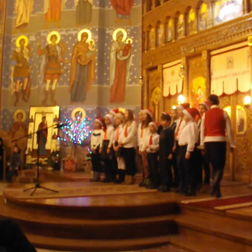 Erasmus Pupils Team in C. Noica High School Sibiu Singing Carols