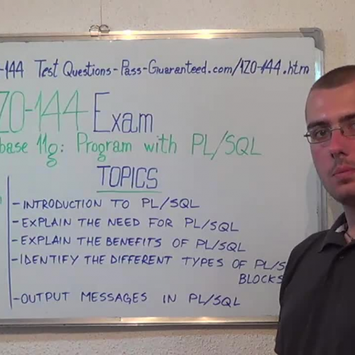 1Z0-144 – Practice Exam Test Questions Oracle