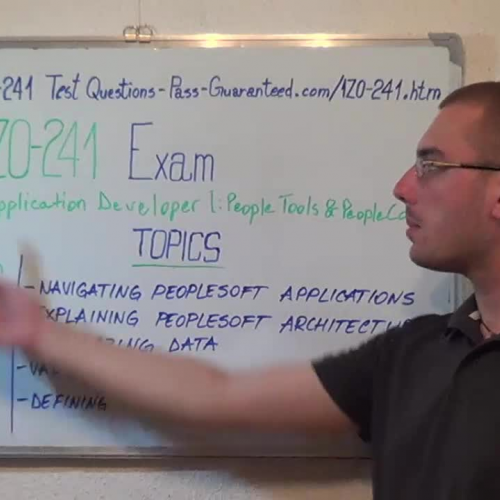 1Z0-241 – Practice Exam Test Questions Oracle
