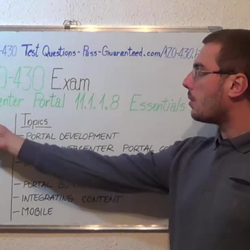 1Z0-430 – Practice Exam Test Questions Oracle