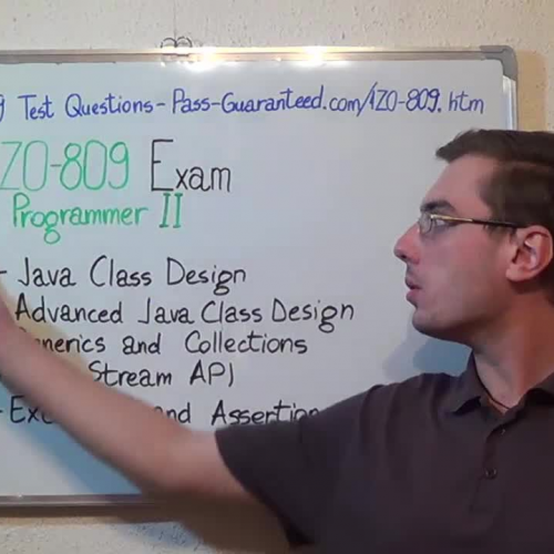 1Z0-809 – Practice Exam Test Questions Oracle