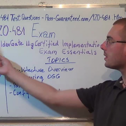 1Z0-481 – Practice Exam Test Questions Oracle
