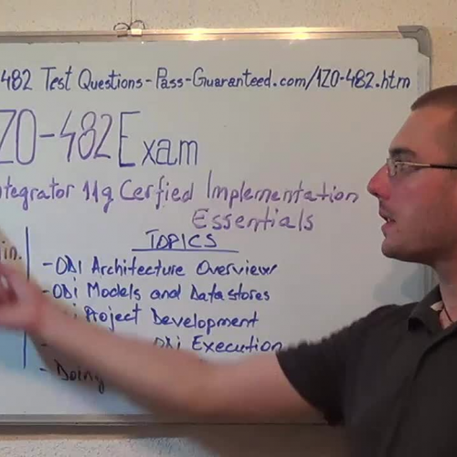 1Z0-482 – Practice Exam Test Questions Oracle