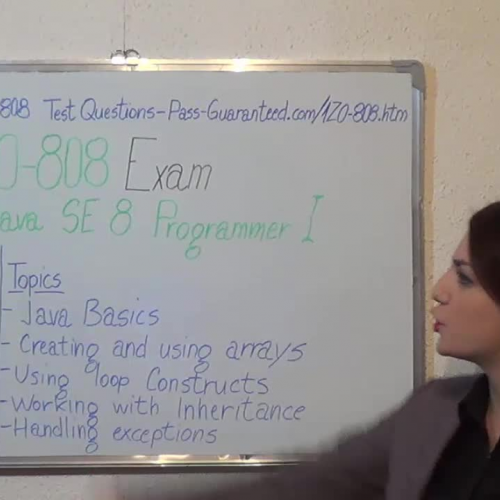 1Z0-808 – Practice Exam Test Questions Oracle