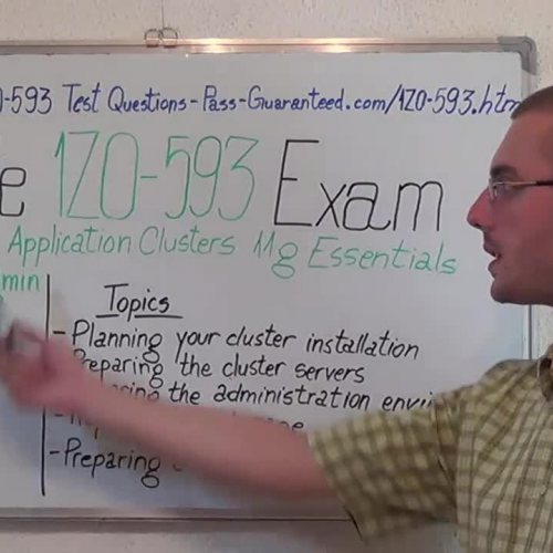 1Z0-593 – Practice Exam Test Questions Oracle