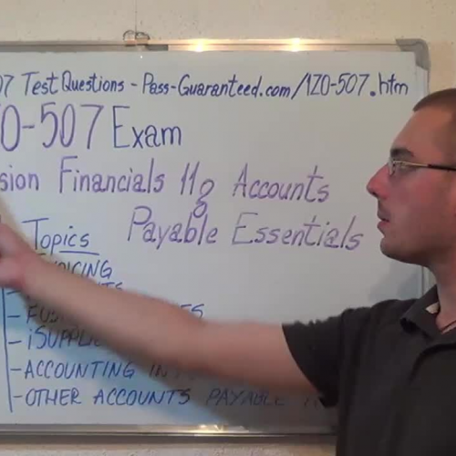 1Z0-507 – Practice Exam Test Questions Oracle