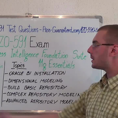 1Z0-591 – Practice Exam Test Questions Oracle