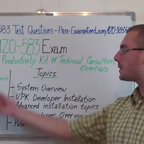 1Z0-583 – Practice Exam Test Questions Oracle