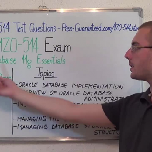 1Z0-514 – Practice Exam Test Questions Oracle