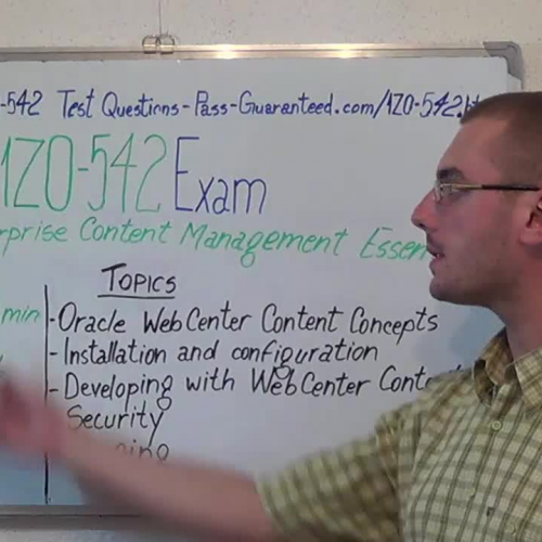 1Z0-542 – Practice Exam Test Questions Oracle