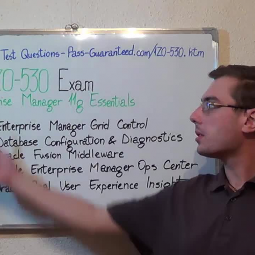 1Z0-530 – Practice Exam Test Questions Oracle