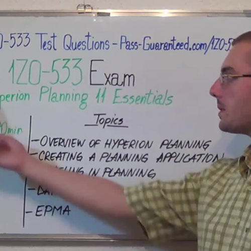 1Z0-533 – Practice Exam Test Questions Oracle