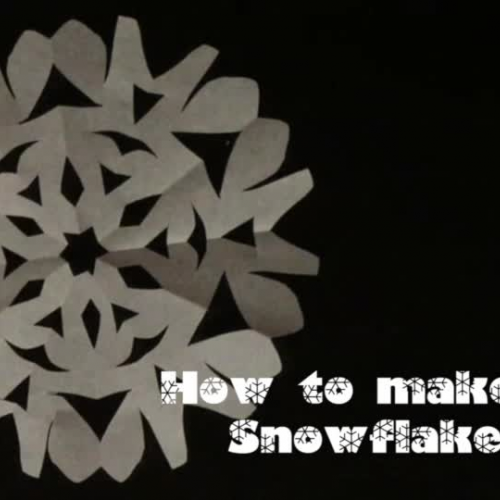 How to make a Snowflake