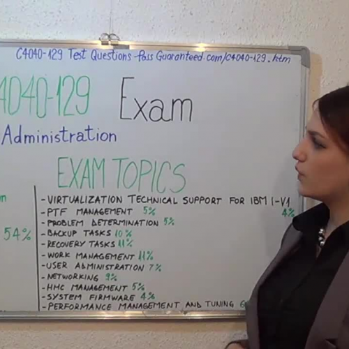 C4040-129 – Practice Exam Test Questions IBM