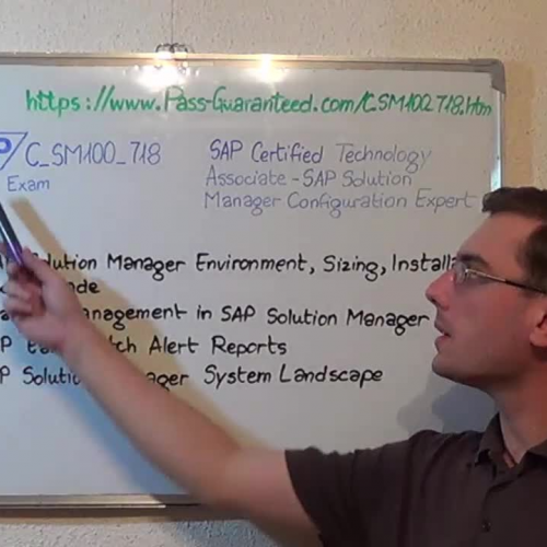 C_SM100_718 – Practice Exam Test Questions SAP