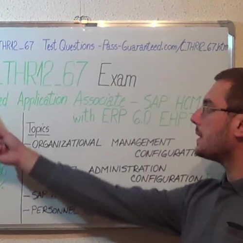 C_THR12_67 – Practice Exam Test Questions SAP