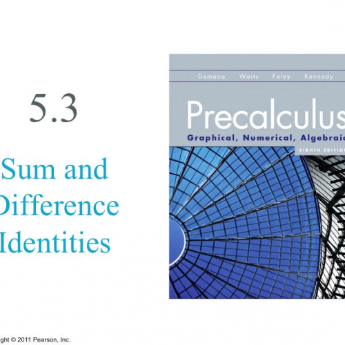 Precalculus 5.3a