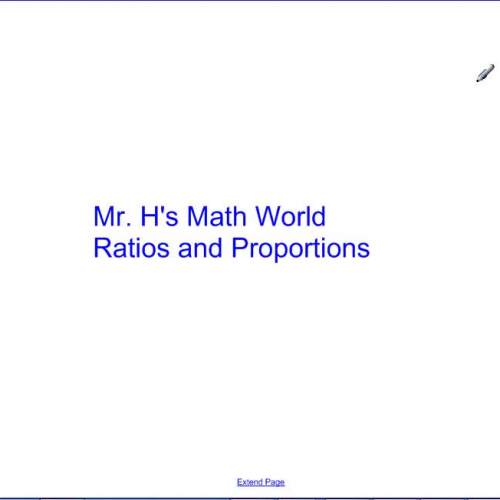 Ratios and Proportions