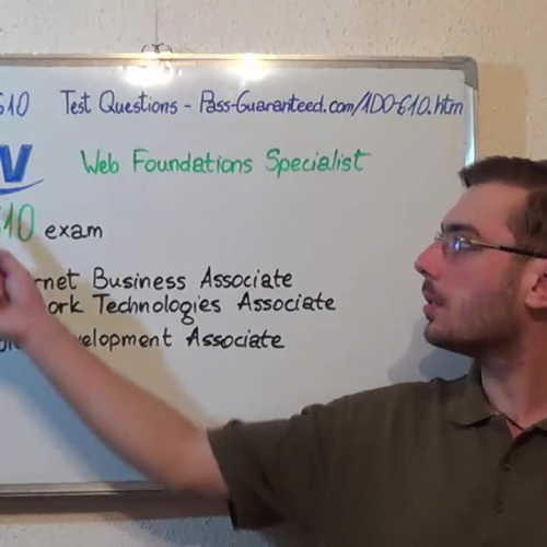 1D0-610 – Practice Exam Test Questions CIW