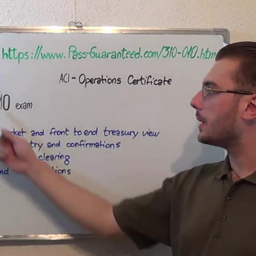 3I0-010 – Practice Exam Test Questions ACI