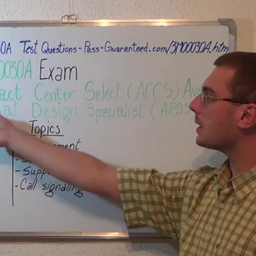 3M00030A – Practice Exam Test Questions Avaya