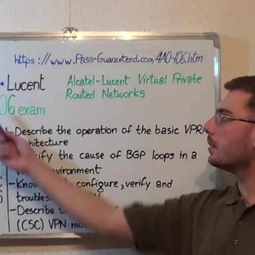 4A0-106 – Practice Exam Test Questions Alcatel Lucent