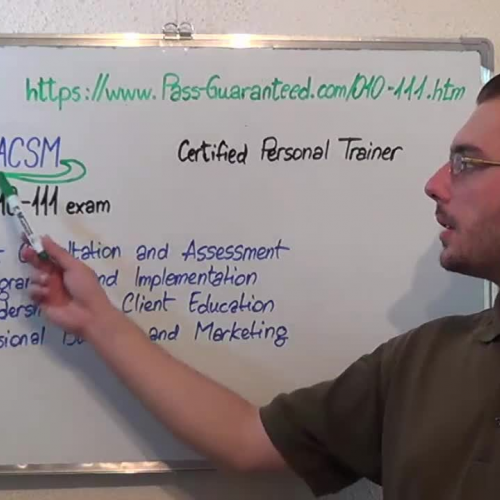 010-111 – Practice Exam Test Questions ACSM