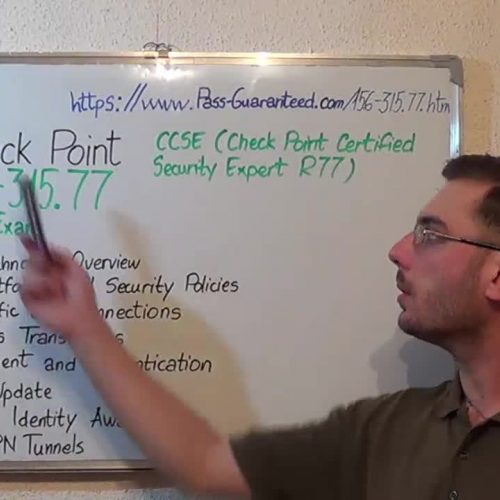 156-315.77 – Practice Exam Test Questions Check Point