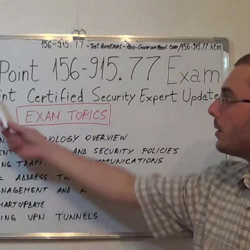 156-915.77 – Practice Exam Test Questions Check Point