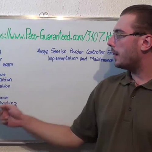 3107 – Practice Exam Test Questions Avaya