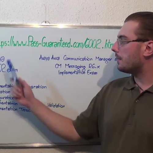 6002 – Practice Exam Test Questions Avaya