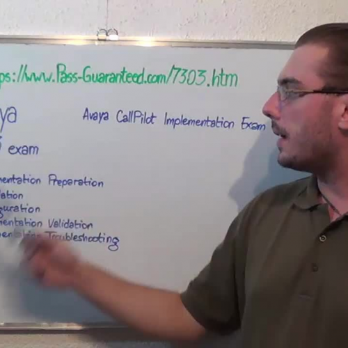 7303 – Practice Exam Test Questions Avaya