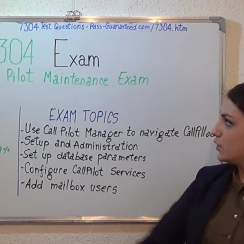 7304 – Practice Exam Test Questions Avaya