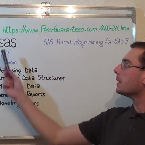 A00-211 – Practice Exam Test Questions SAS Institute