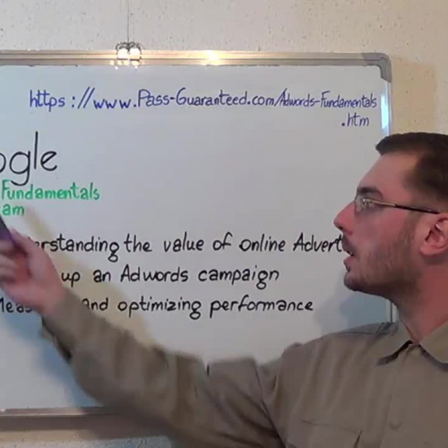 Adwords-Fundamentals – Practice Exam Test Questions Google