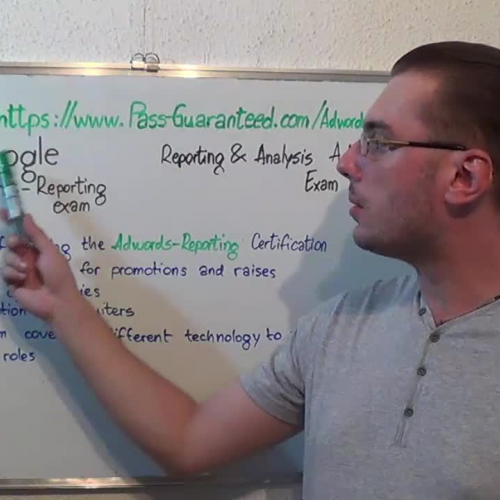 Adwords-Reporting – Practice Exam Test Questions Google