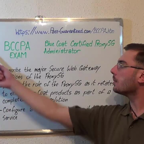 BCCPA – Practice Exam Test Questions Blue Coat