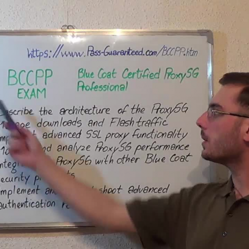 BCCPP – Practice Exam Test Questions Blue Coat