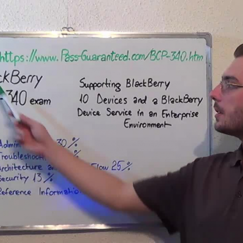 BCP-340 – Practice Exam Test Questions BlackBerry