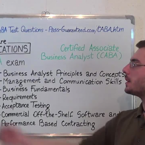 CABA – Practice Exam Test Questions Software Certifications