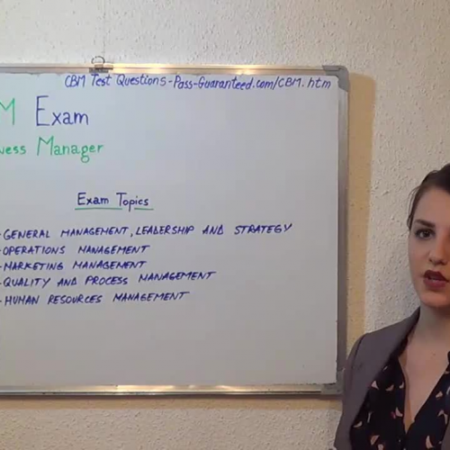 CBM – Practice Exam Test Questions APBM