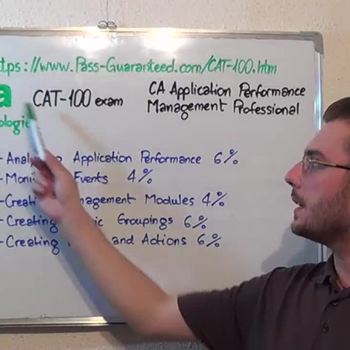 CAT-100 – Practice Exam Test Questions CA Technologies