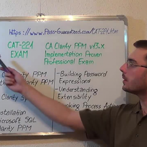 CAT-221 – Practice Exam Test Questions CA Technologies