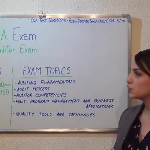 CQA – Practice Exam Test Questions ASQ