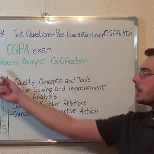 CQPA – Practice Exam Test Questions ASQ