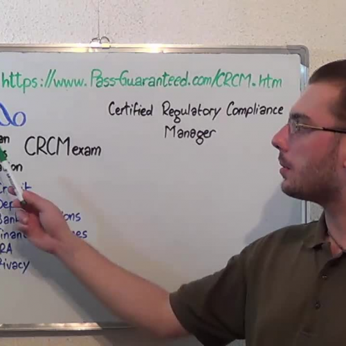 CRCM – Practice Exam Test Questions American Bankers Association