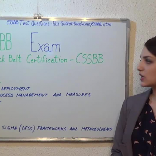 CSSBB – Practice Exam Test Questions ASQ
