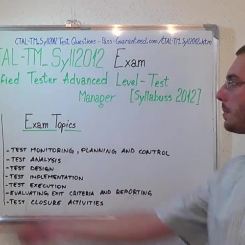 CTAL-TM_SYLL2012 – Practice Exam Test Questions iSQI