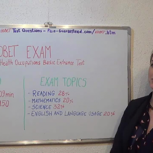 HOBET – Practice Exam Test Questions Health Fitness Sciences